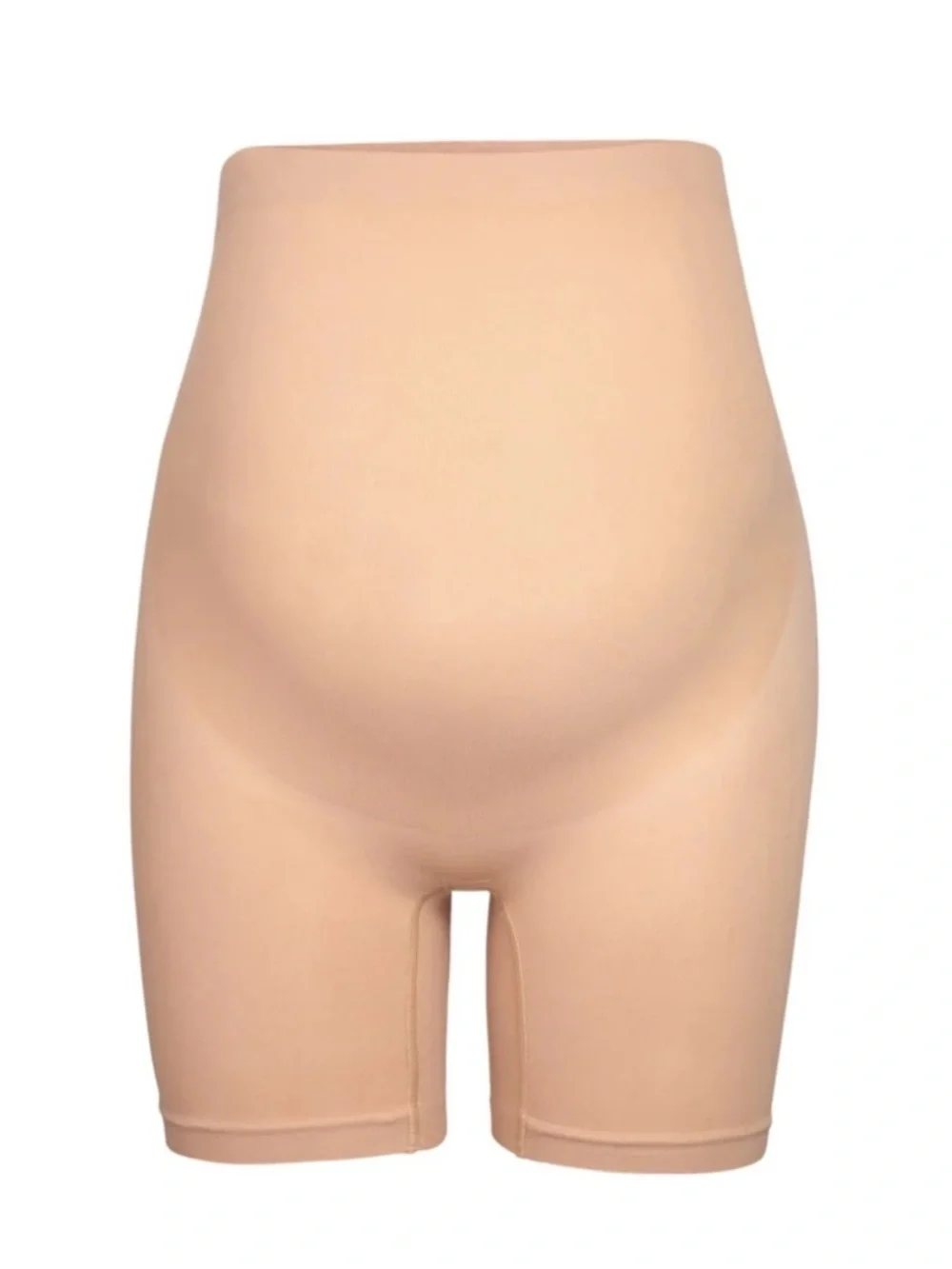 New Skims Maternity Sculpting Shorts Mid Thigh Shapewear Beige Nude Sz XXS XS